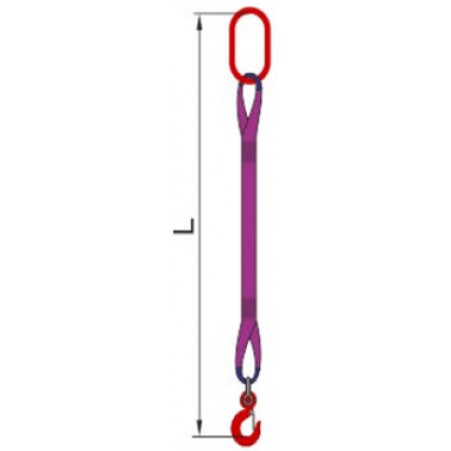 Строп текстильный одноветвевой 1СТ 0,5 т 8,5 м
